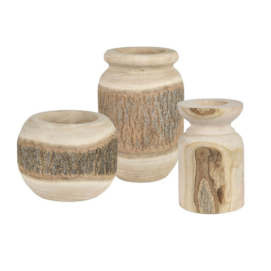 KIFFIN WOOD VASES