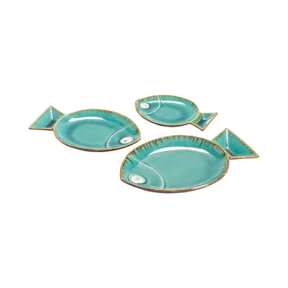 CERAMIC FISH TRAYS