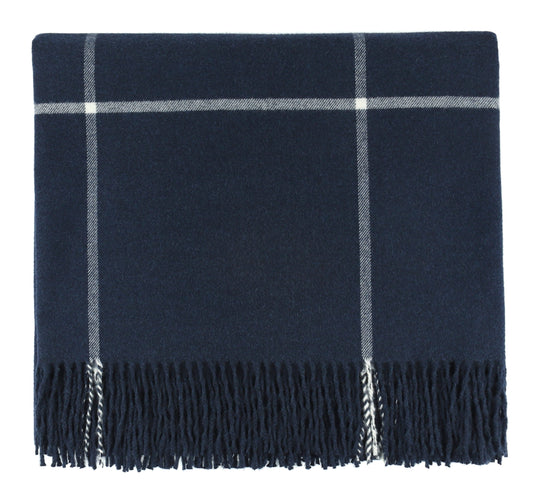 GLASGOW THROW - NAVY