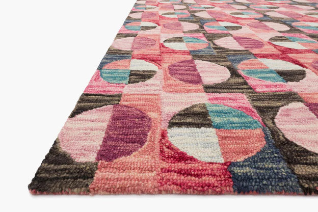 BERRY & CHARCOAL RUG