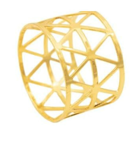 GOLD NAPKIN RING HOLDER