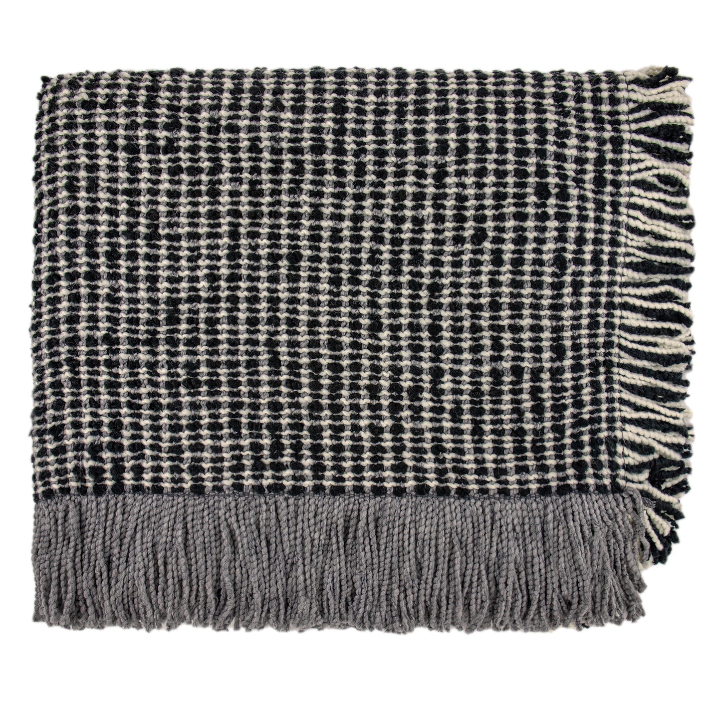 NEW CASTLE BLACK THROW