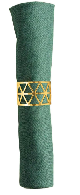 GOLD NAPKIN RING HOLDER