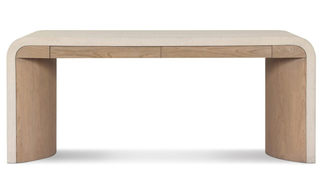 SANDY OAK VENEER DESK
