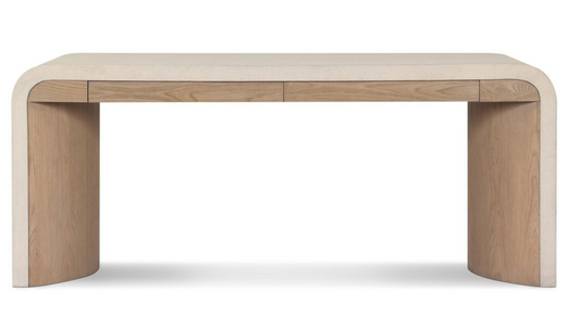 SANDY OAK VENEER DESK