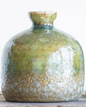 STONEWARE VASES GREEN