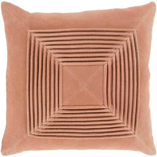 AKIRA CORAL VELVET PILLOW