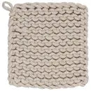 KNIT POTHOLDER - DOVE GRAY