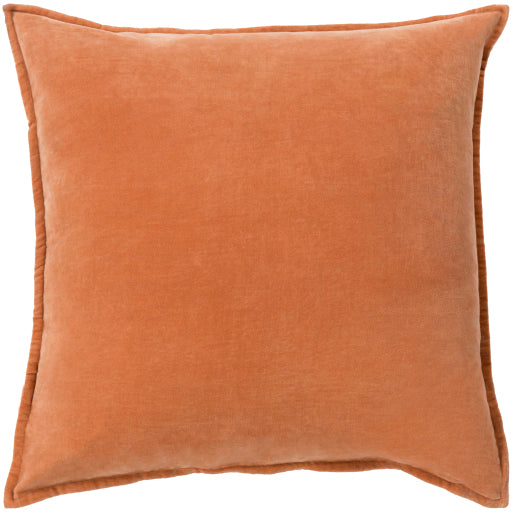 CAMEL COTTON VELVET PILLOW