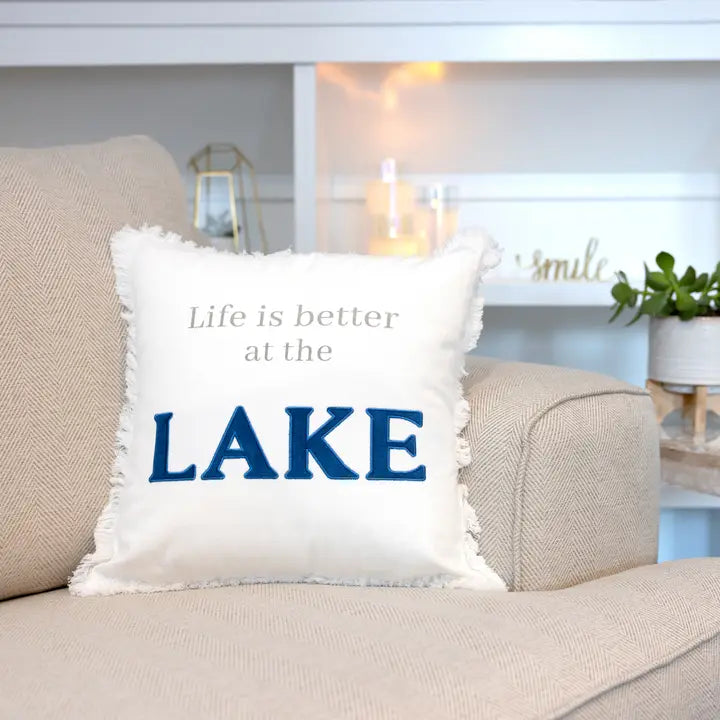 LAKE- 18" THROW PILLOW