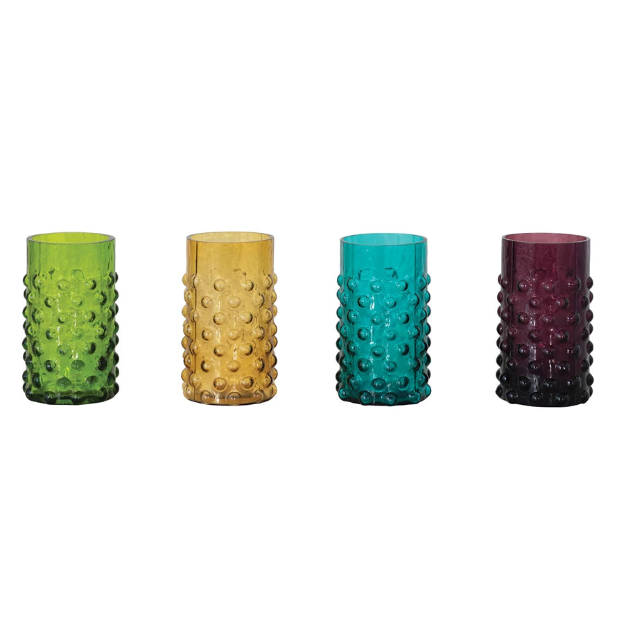 HOBNAIL DRINKING GLASSES