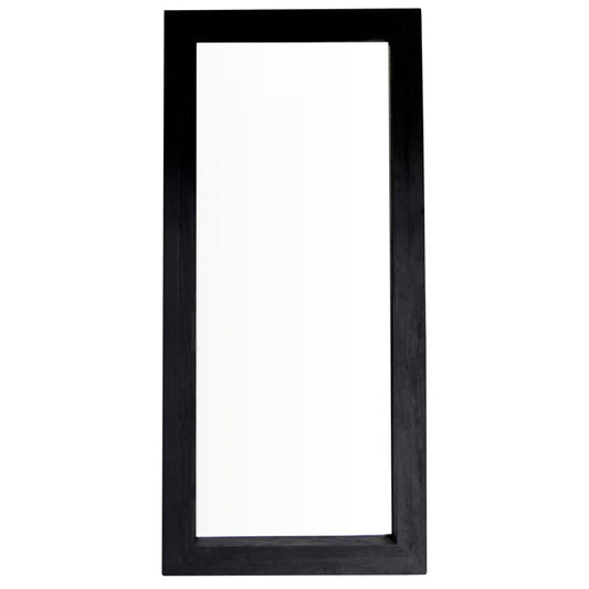 BLACK FRAMED FLOOR MIRROR