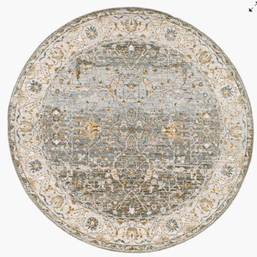 Round Dresden Woven Rug