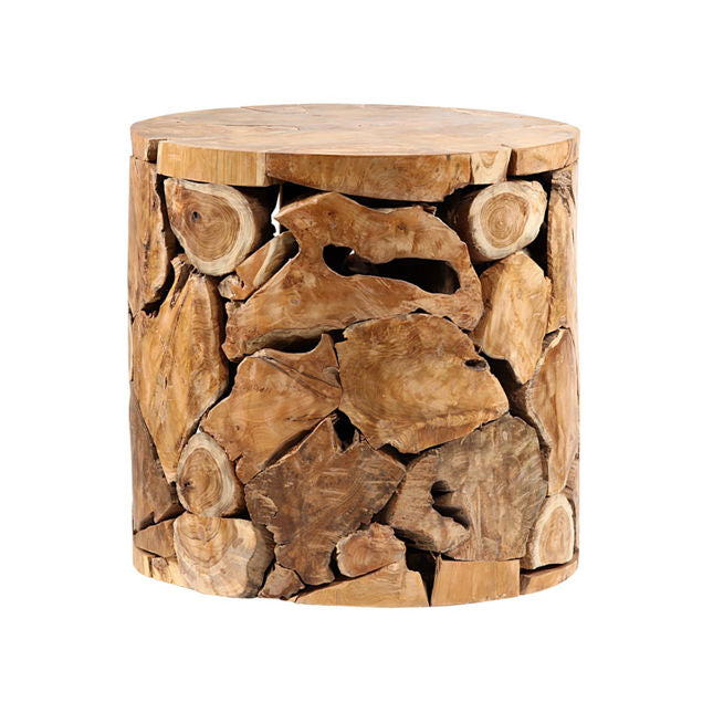 PERCH LAKE ROUND SIDE TABLE NATURAL