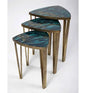 TRIANGLE ACCENT TABLES SET/3