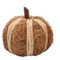 DRIED NATURAL COCO FIBER & RAFFIA PUMPKIN