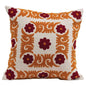 SQUARE SUZANI EMBROIDERED PILLOW