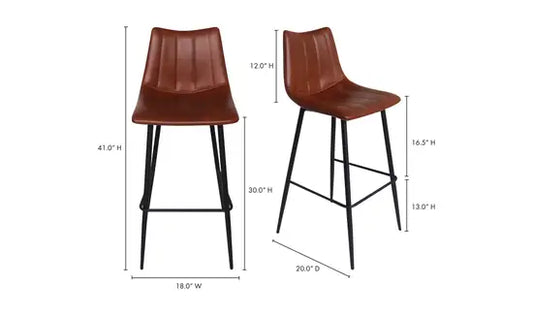 ALIBI BAR STOOLS- SET OF 2