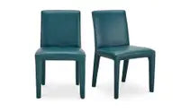 MONTE DINING CHAIR VEGAN LEATHER-SET OF TWO