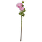 PINK REAL TOUCH TRIPLE BLOOM RANUNCULUS STEM