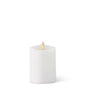 WHITE PILLAR LUMINARA CANDLE 3" COLLECTION