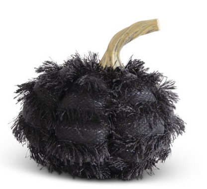 BLACK EYELASH FRINGE PUMPKIN