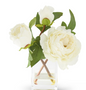 WHITE PEONY IN VASE