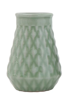 JADE STONEWARE VASE