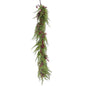 60" CYPRESS PINE ICED BERRY GARLAND