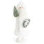 16.5" CREAM FUR SANTA W/WREATH