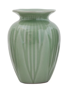 JADE STONEWARE VASE