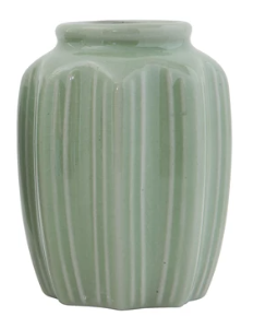 JADE STONEWARE VASE