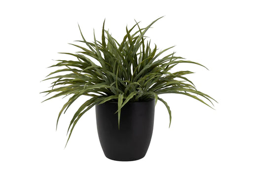 HAYDEN POT WITH GRASS ARANGEMENT