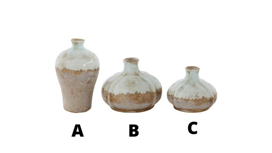 DISTRESSED TERRACOTTA VASE