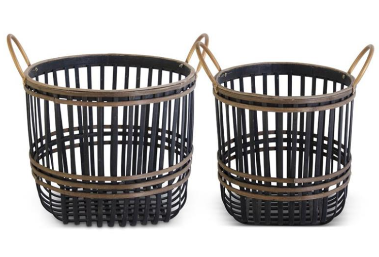 WOVEN NESTING BASKETS