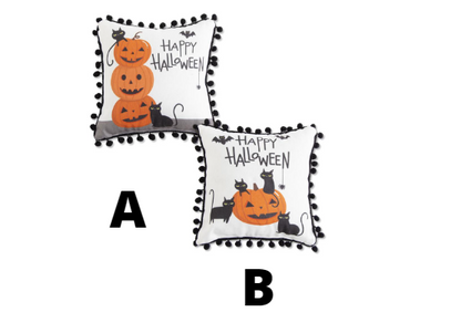 9" HAPPY HALLOWEEN PILLOWS