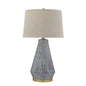 TEXTURED BLUE BASE LAMP