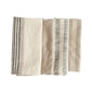 BLACK & CREAM TONE COTTON 4-PK NAPKINS