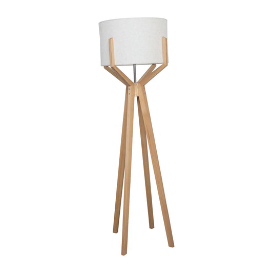 WOOD FLOOR LAMP