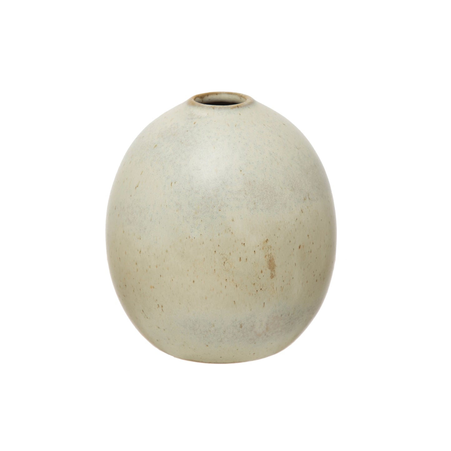 ROUND STONEWARE VASE