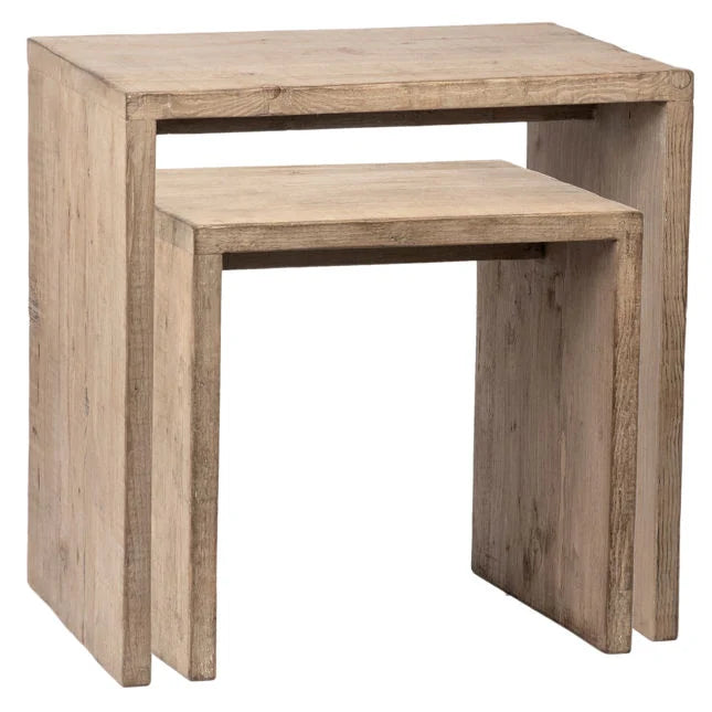 ALL WOOD NESTING TABLES