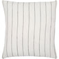 LINEN STRIPED BUTTON PILLOW