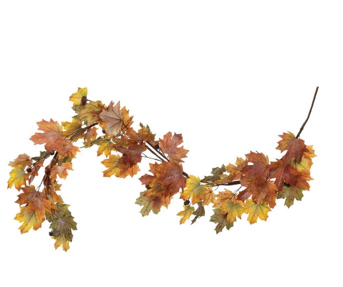 FAUX MAPLE LEAF GARLAND – Allure